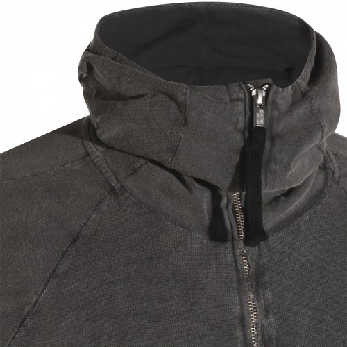 DARK GREY COTTON SWEATSHIRT