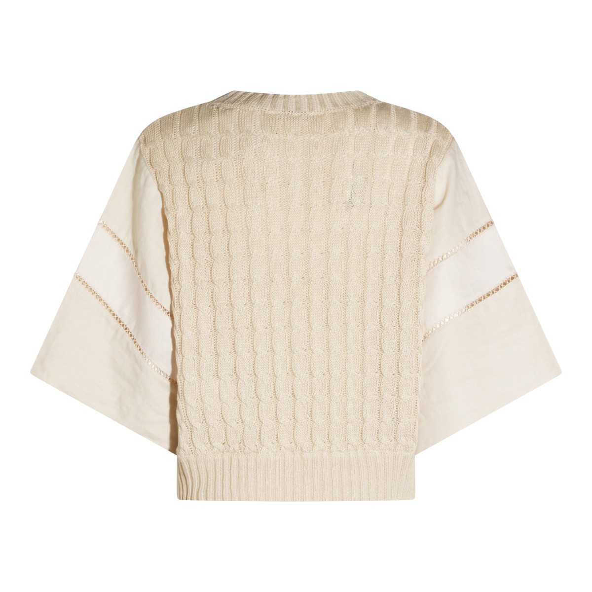 BEIGE LINEN SCATOLA KNITWEAR