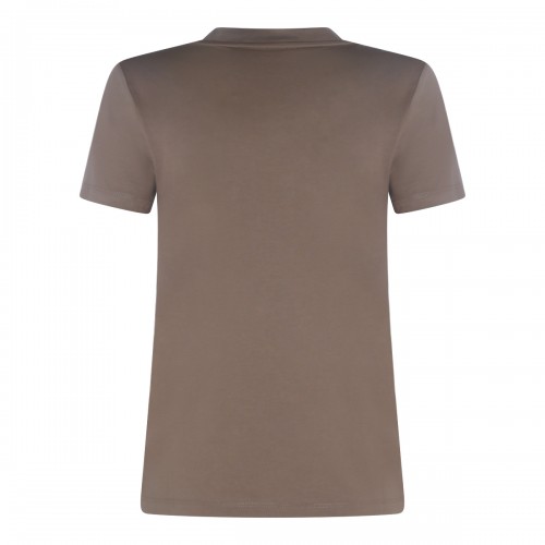 BEIGE COTTON PAPAIA T-SHIRT 2