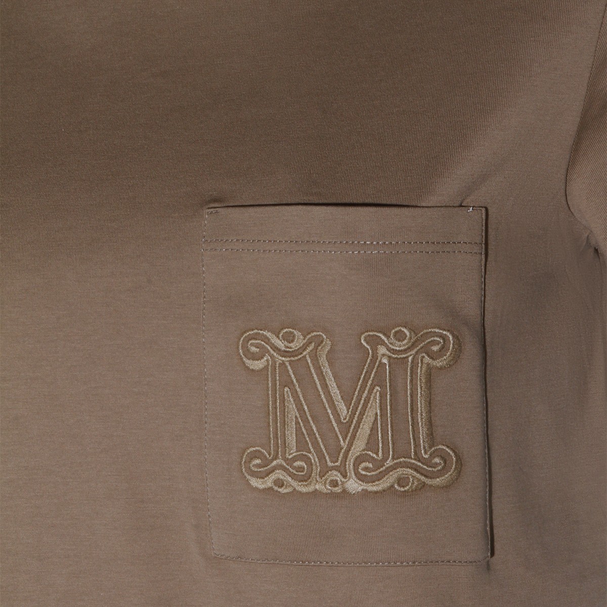 BEIGE COTTON PAPAIA T-SHIRT