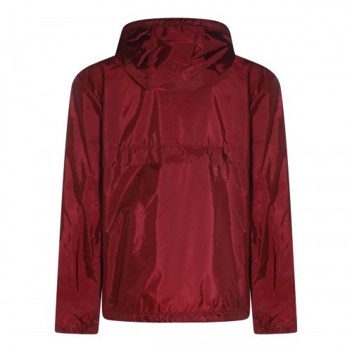 BURGUNDY NIDGE CASUAL JACKET 2