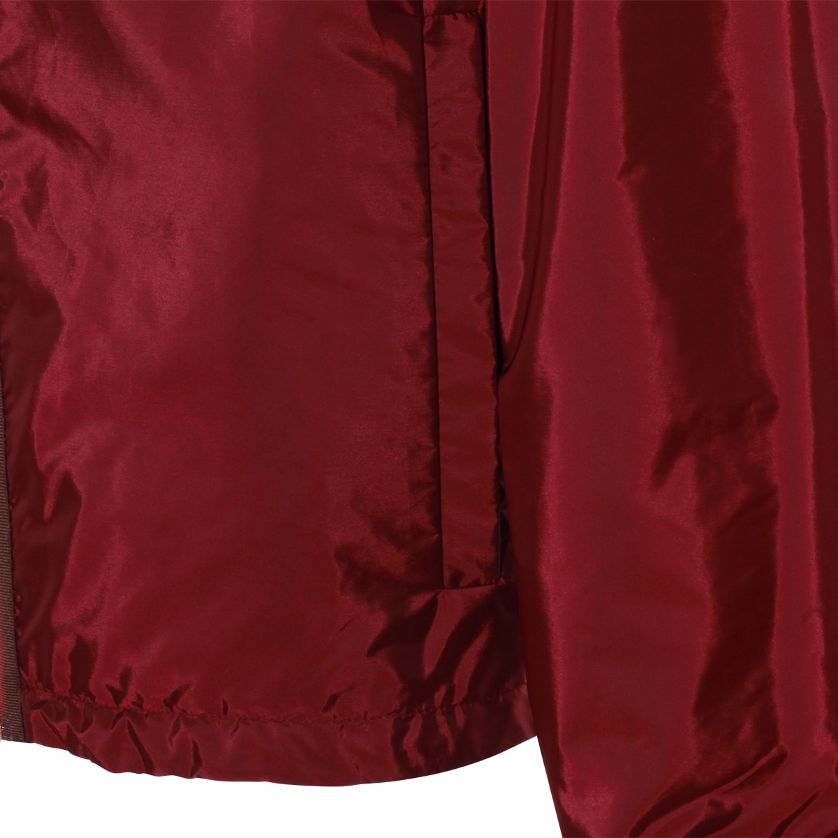 BURGUNDY NIDGE CASUAL JACKET