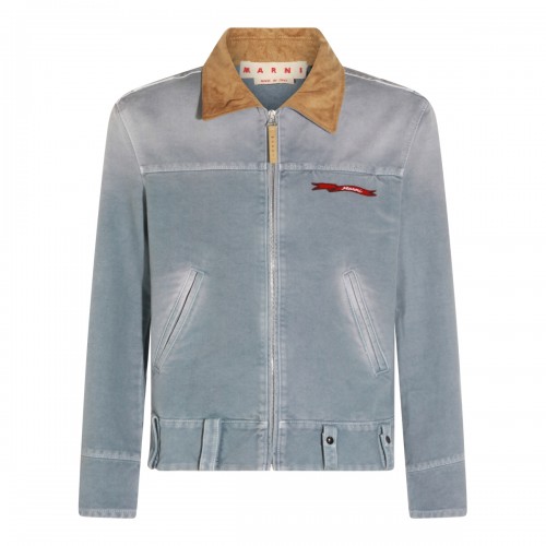 LIGHT BLUE DENIM CASUAL JACKET