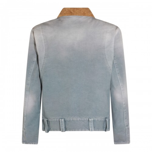 LIGHT BLUE DENIM CASUAL JACKET 2