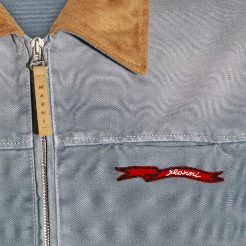 LIGHT BLUE DENIM CASUAL JACKET