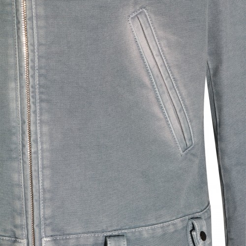 LIGHT BLUE DENIM CASUAL JACKET