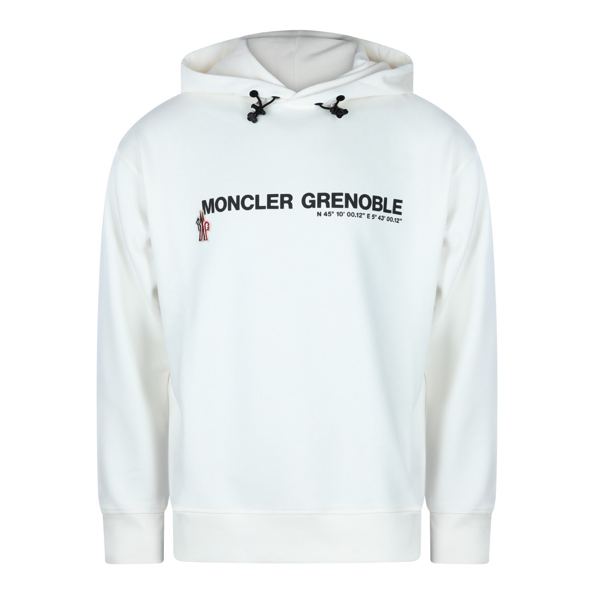 WHITE COTTON SWEATSHIRT