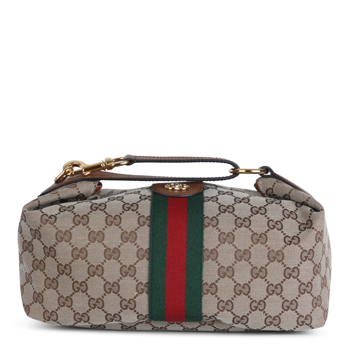 BEIGE VANITY TOP HANDLE BAG