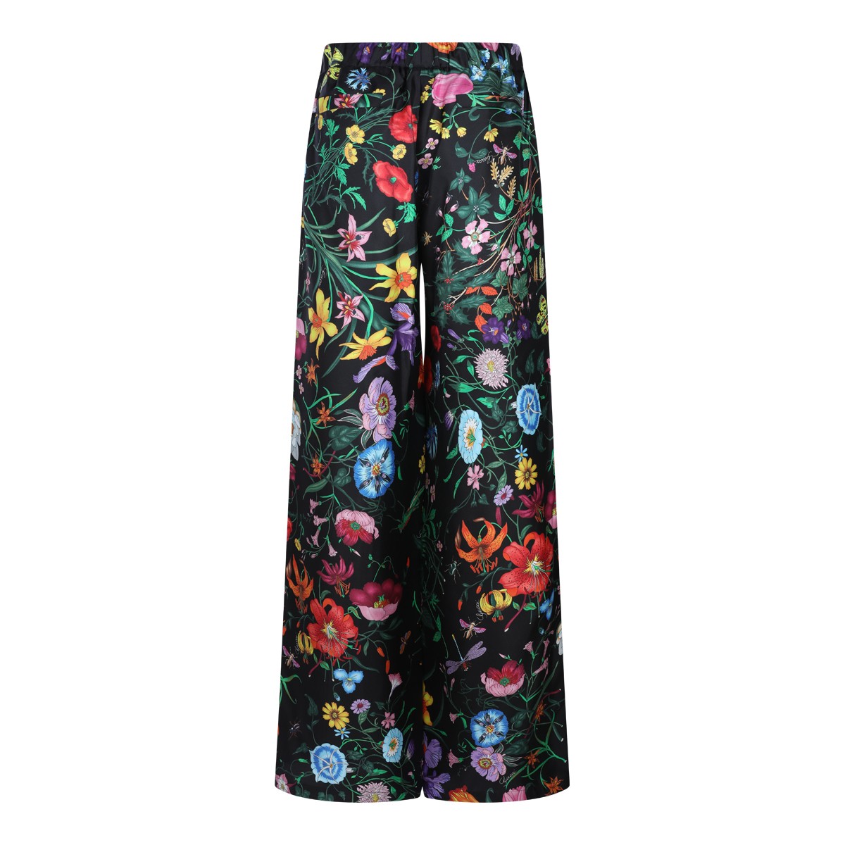 MULTICOLOR SILK PANTS
