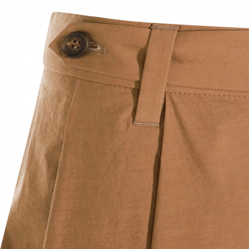 BROWN COTTON SKIRT