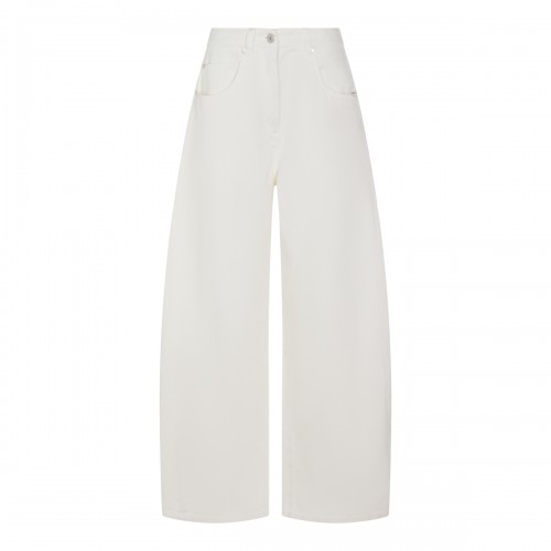 WHITE COTTON PANTS