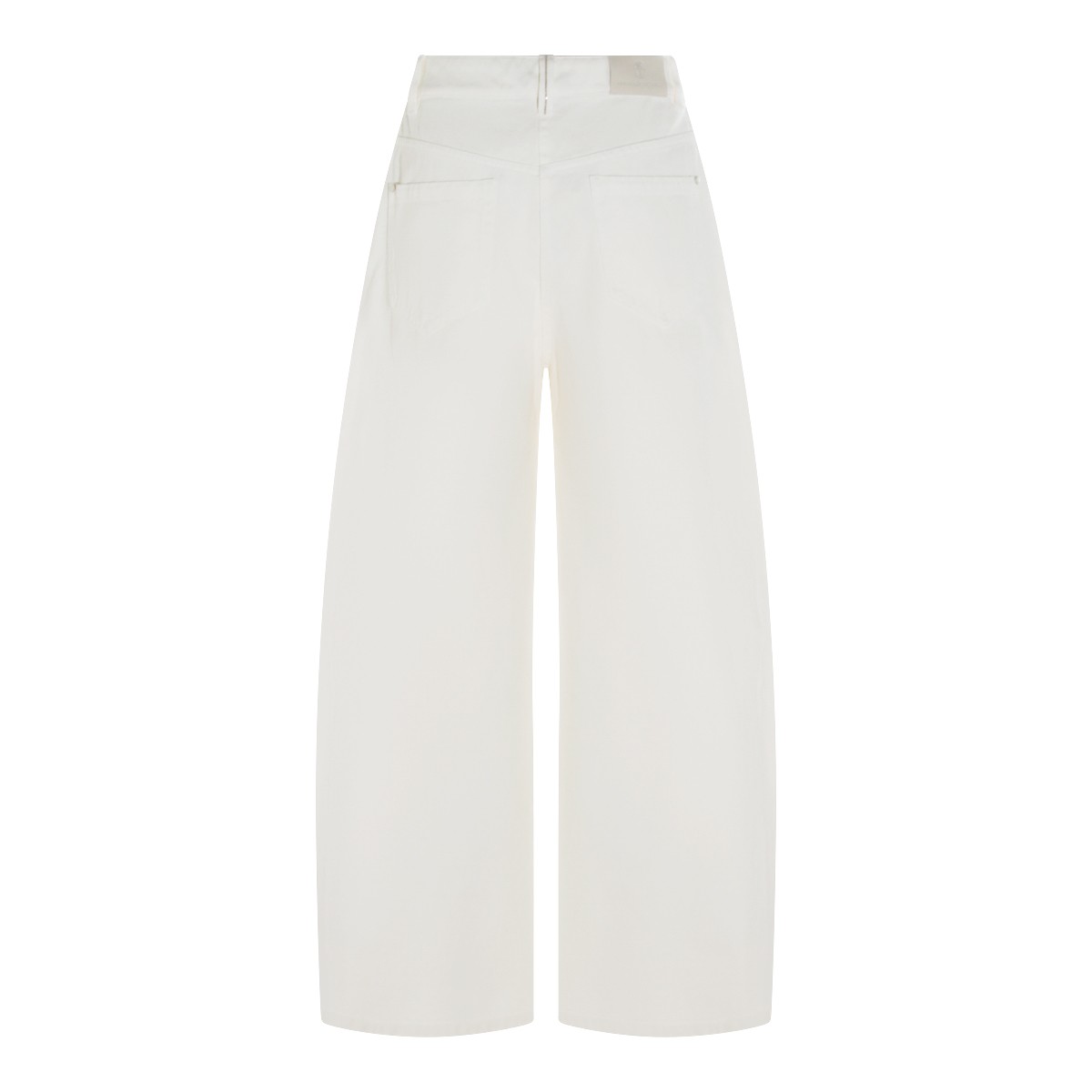 WHITE COTTON PANTS