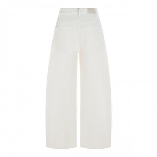WHITE COTTON PANTS