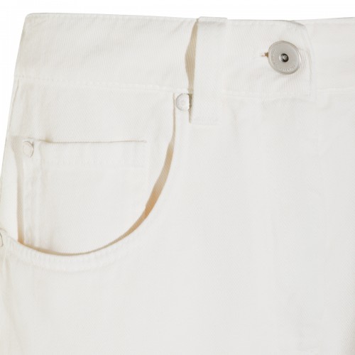 WHITE COTTON PANTS