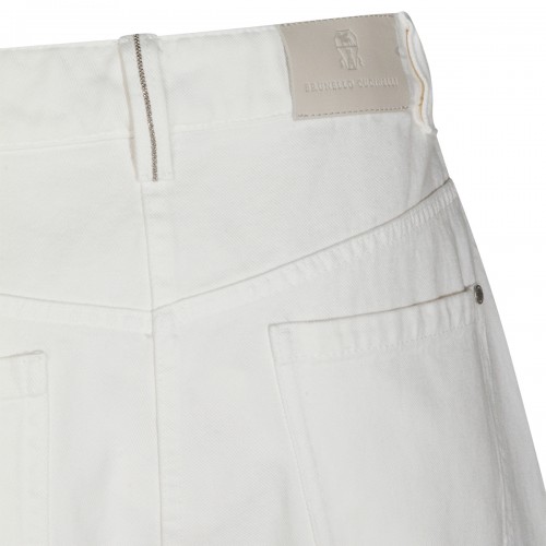 WHITE COTTON PANTS