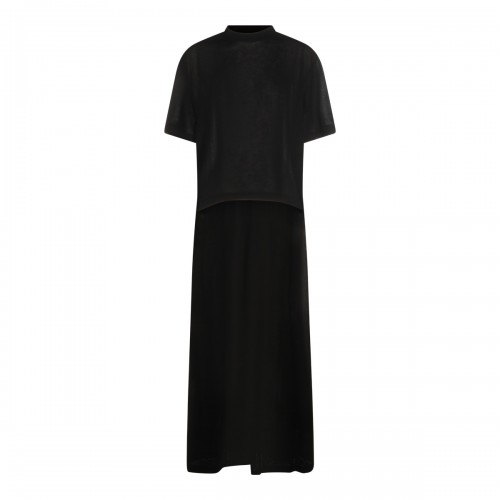 BLACK COTTON T-SHIRT