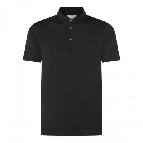 DARK BROWN COTTON POLO SHIRT