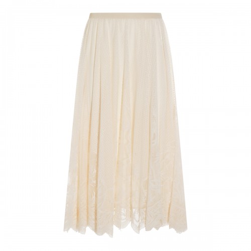 LIGHT BEIGE COTTON SKIRT