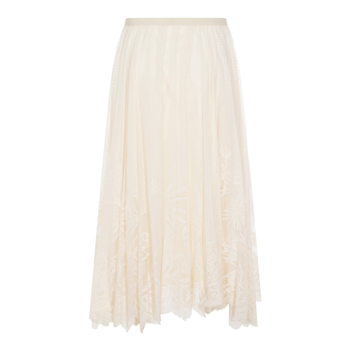 LIGHT BEIGE COTTON SKIRT