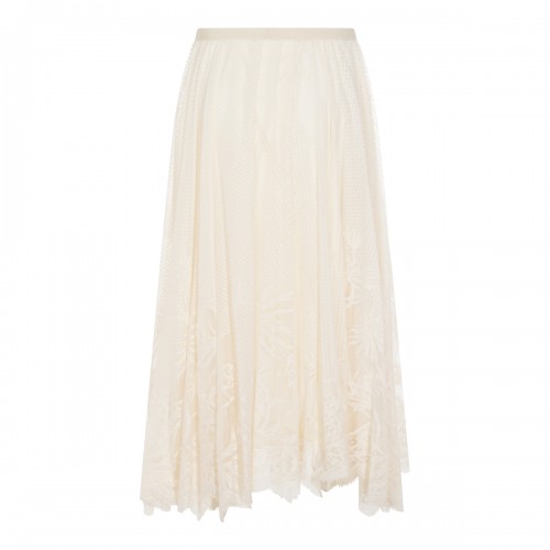 LIGHT BEIGE COTTON SKIRT