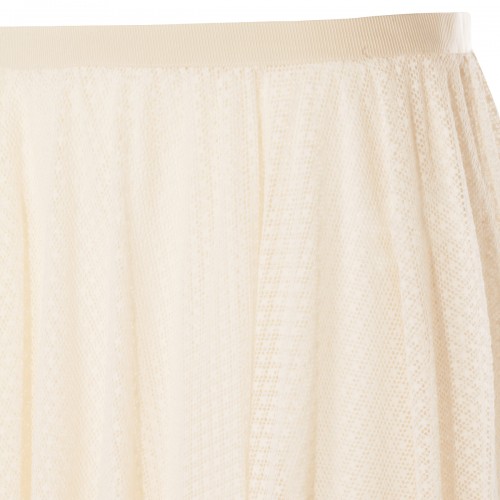 LIGHT BEIGE COTTON SKIRT