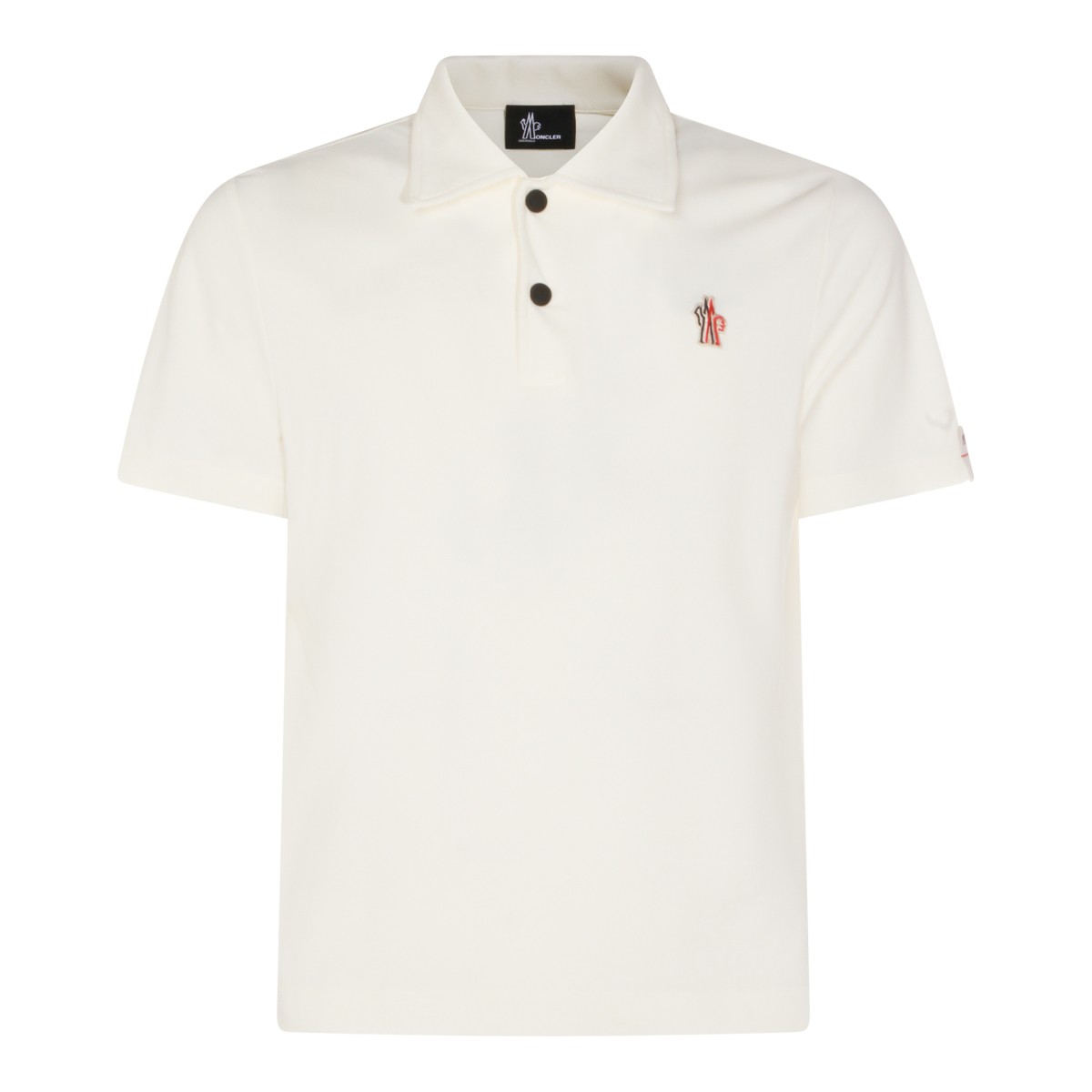 WHITE COTTON POLO SHIRT