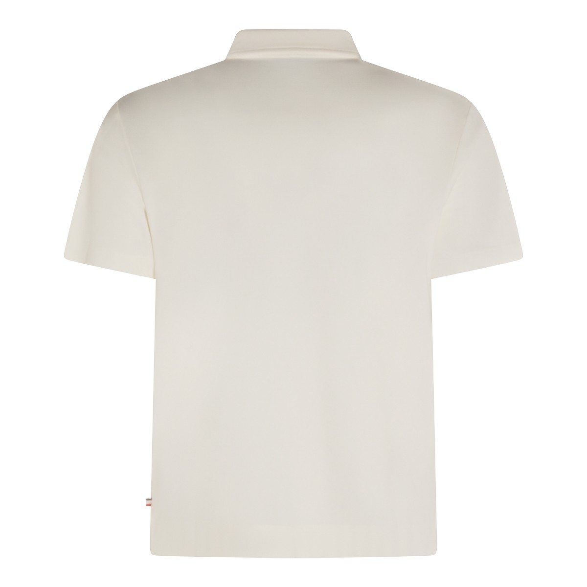 WHITE COTTON POLO SHIRT