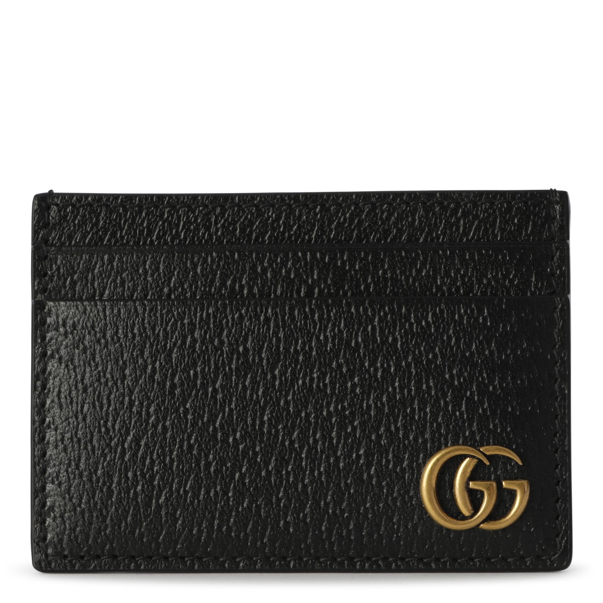 BLACK LEATHER CARD HOLDER