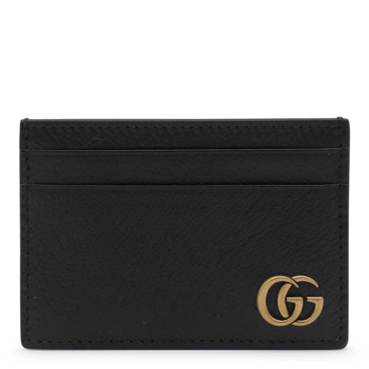 BLACK LEATHER CARD HOLDER