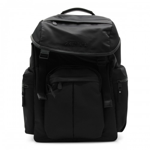 BLACK NYLON BOOKER BACKPACK
