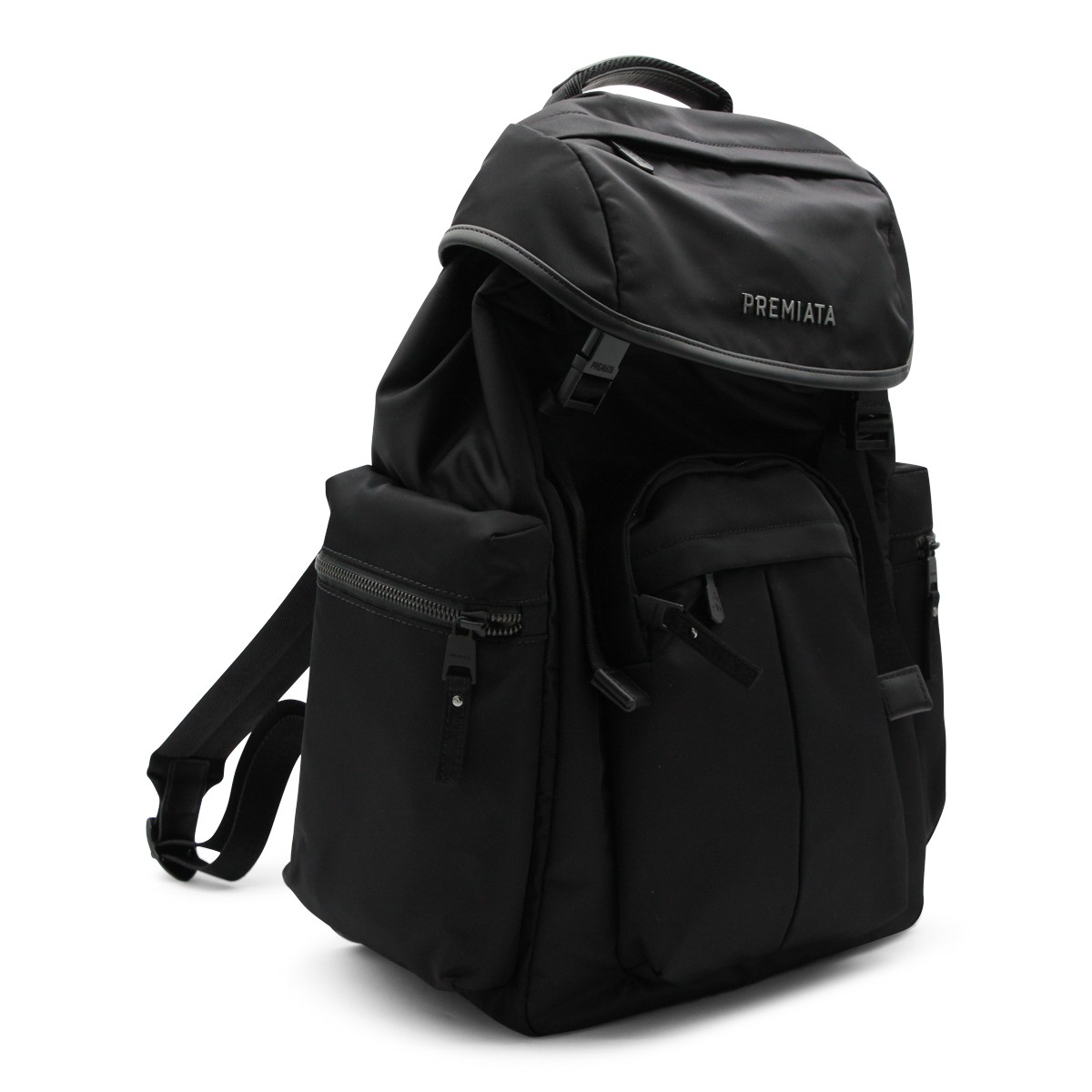 BLACK NYLON BOOKER BACKPACK