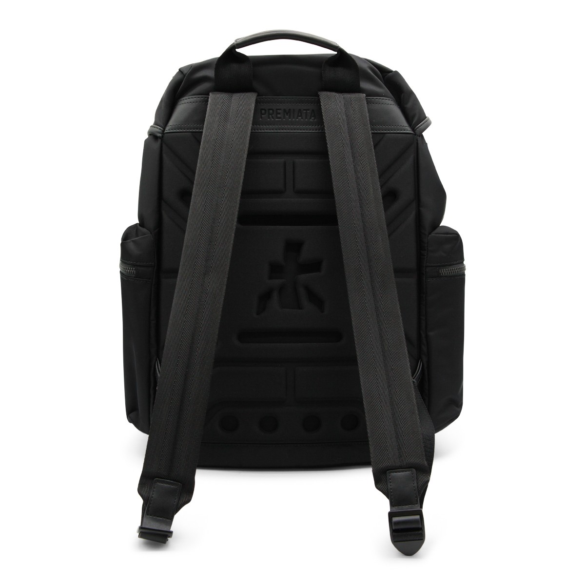 BLACK NYLON BOOKER BACKPACK