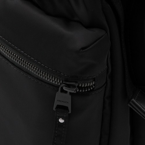 BLACK NYLON BOOKER BACKPACK