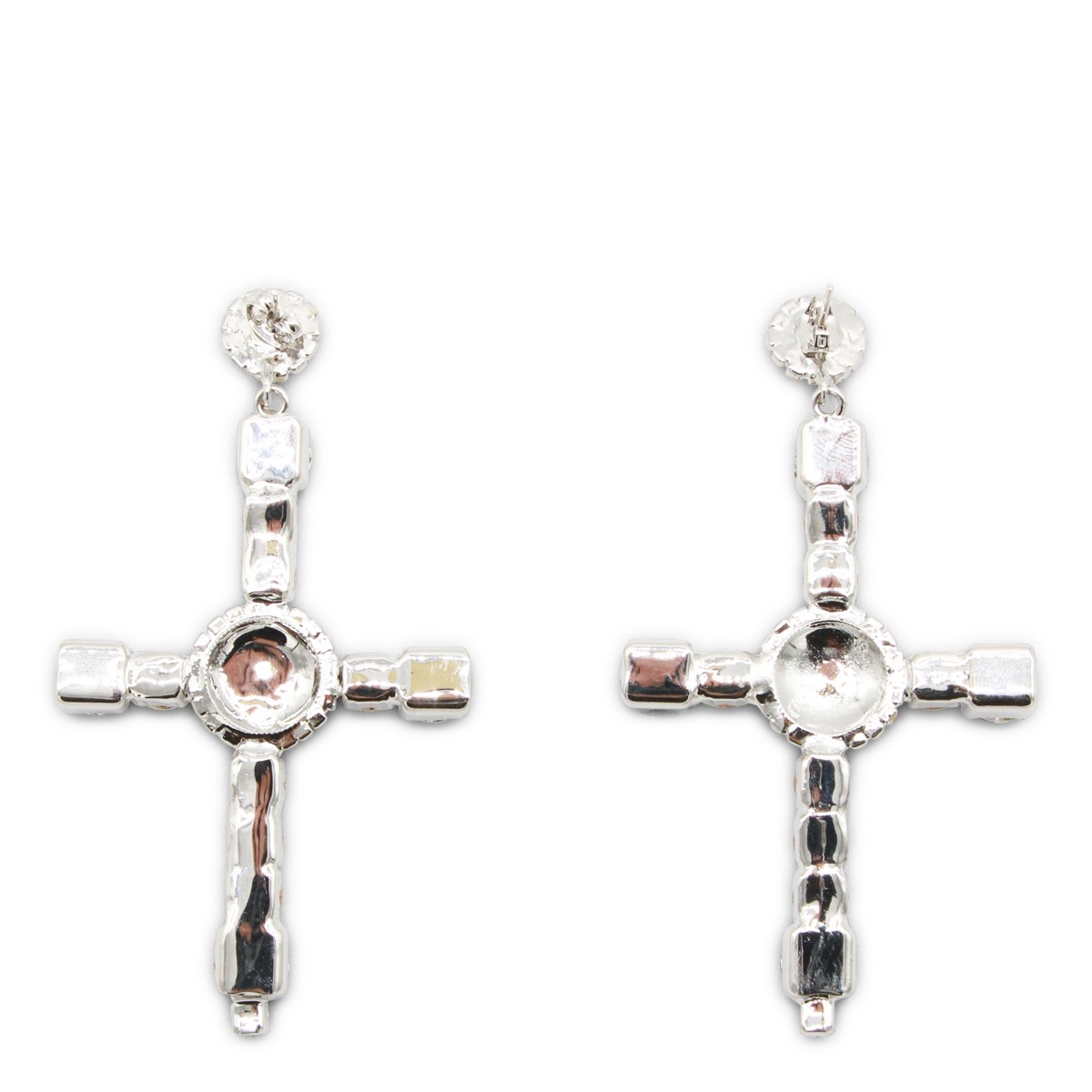 CRYSTAL METAL EARRINGS