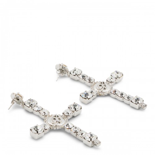 CRYSTAL METAL EARRINGS