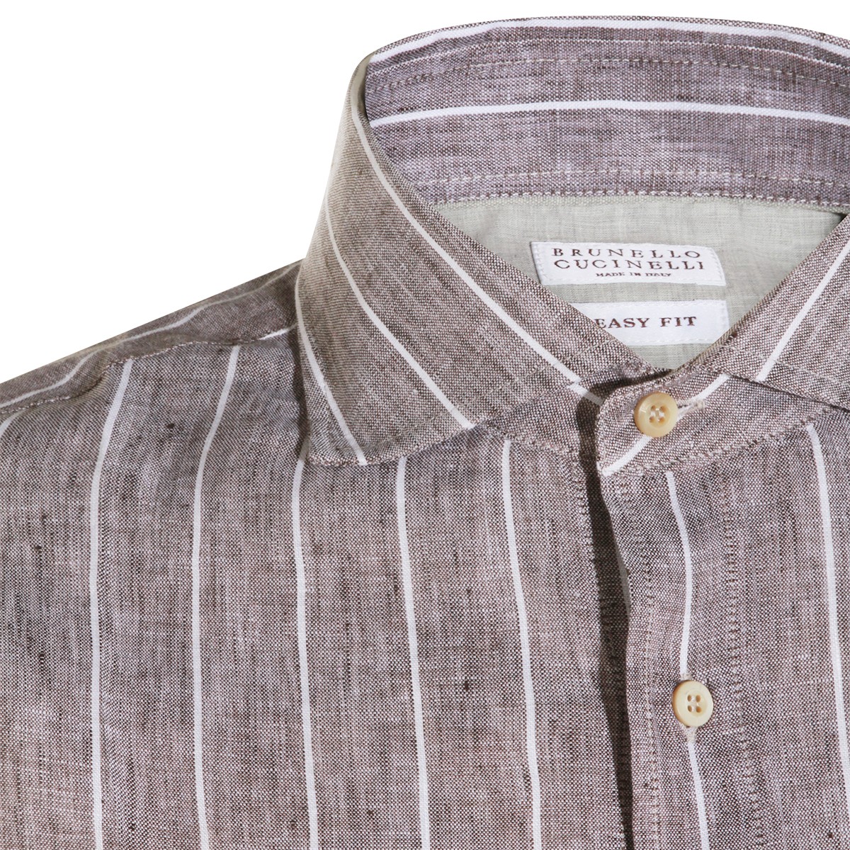 BROWN LINEN SHIRT