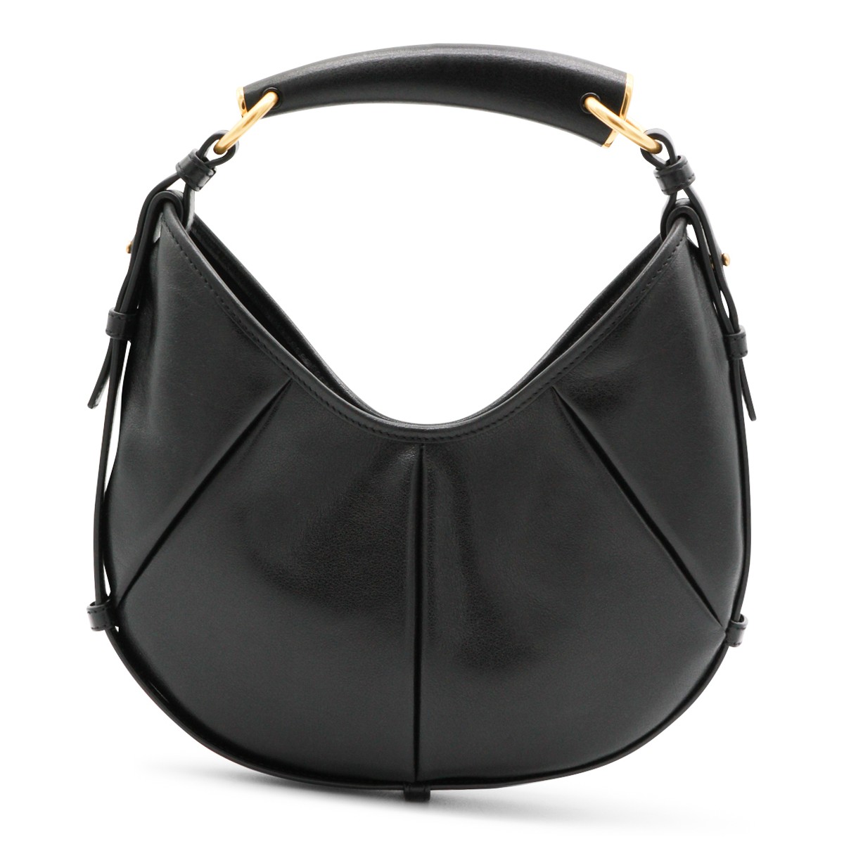 BLACK LEATHER SMALL MOMBASA