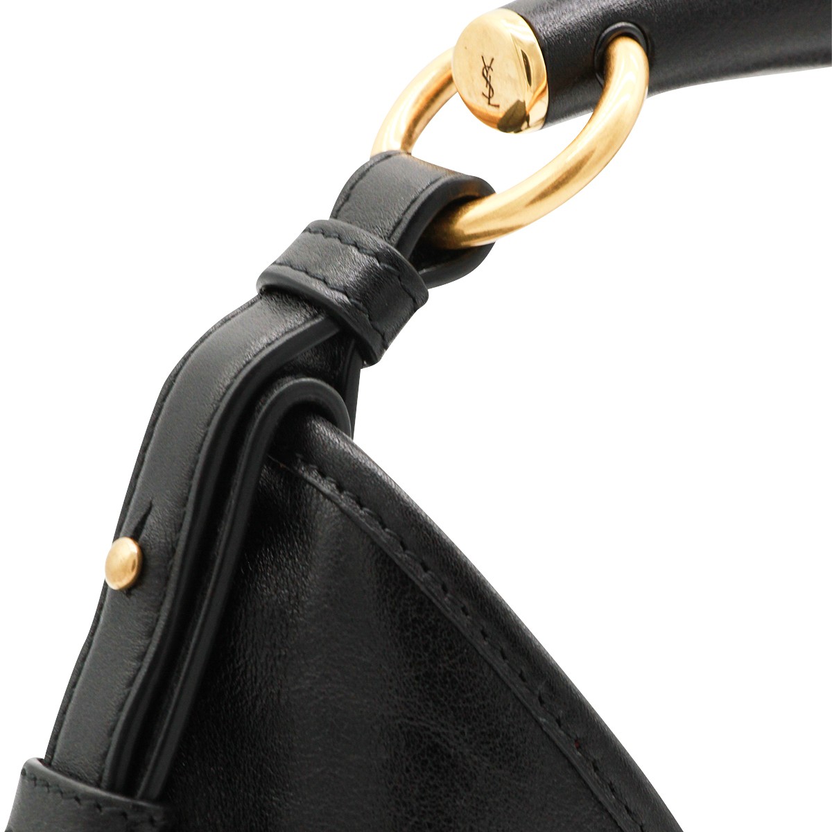 BLACK LEATHER SMALL MOMBASA