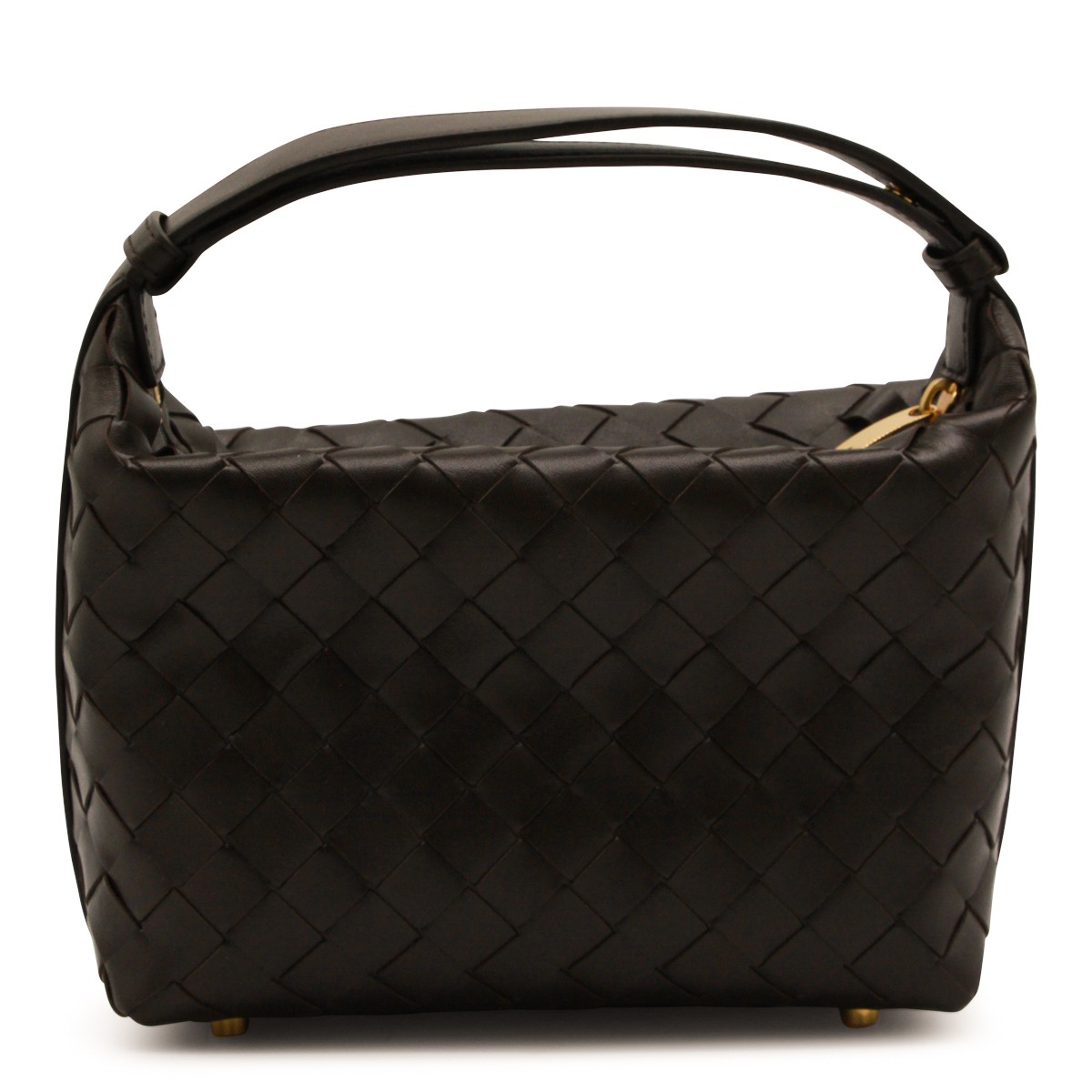 DARK BROWN LEATHER WALLACE POUCH