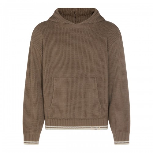 BROWN COTTON KNITWEAR
