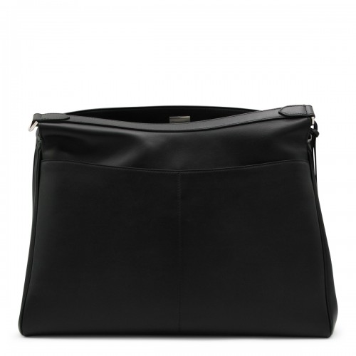 BLACK LEATHER RODEO MEDIUM MESSANGER BAG