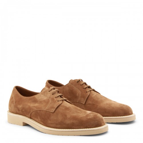 BROWN LEATHER LACE UP SHOES 2