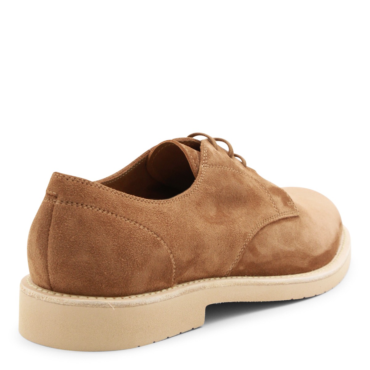 BROWN LEATHER LACE UP SHOES