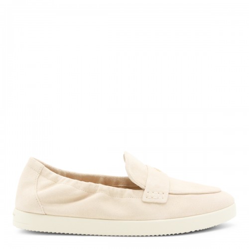 SAND LEATHER LOAFERS