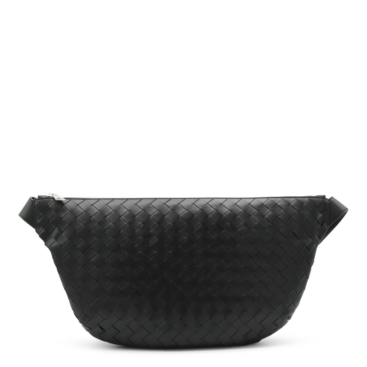 BLACK LEATHER DAY SLING BAG