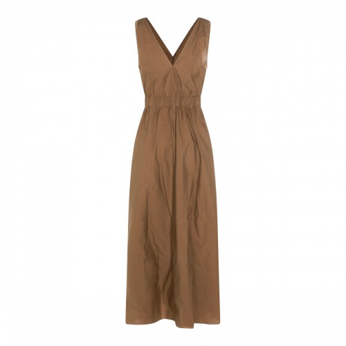 BROWN COTTON DRESS
