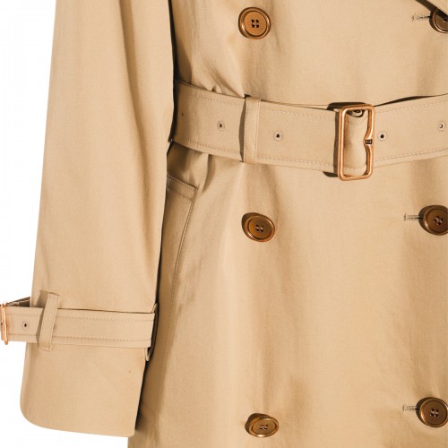 LIGHT BEIGE COTTON CASTLEFORD TRENCH COAT