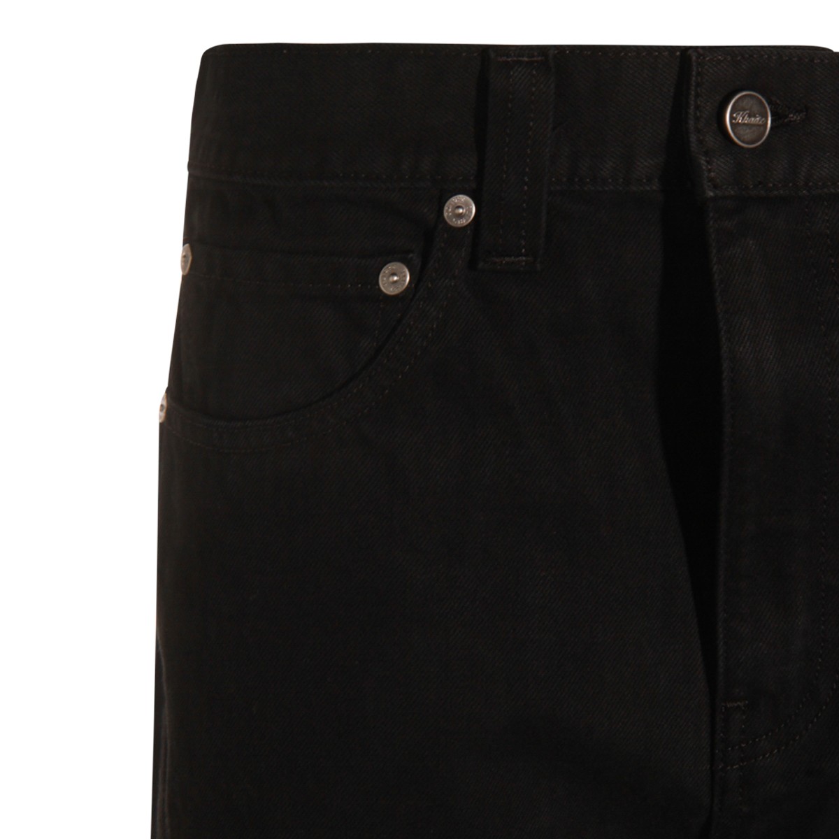 BLACK COTTON JEANS