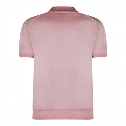 PINK COTTON POLO SHIRT