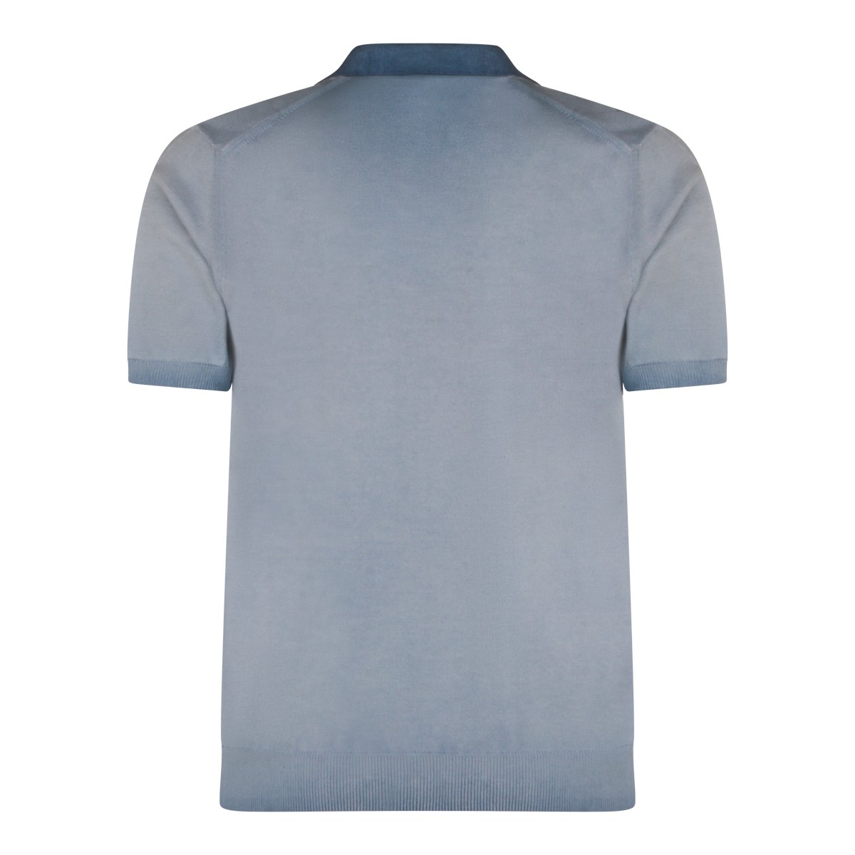 LIGHT BLUE COTTON POLO SHIRT